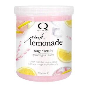 QTICA Smart Spa Pink Lemon Lemonade Sugar Scrub XL Size 44oz /1247 g NEW